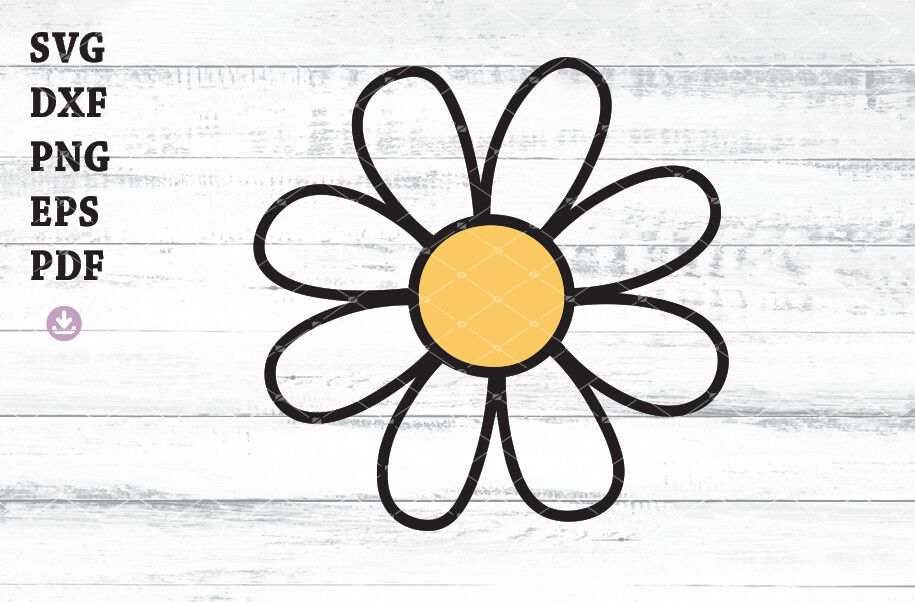 Daisy Svg, Daisy Flower Svg, Summer Svg,